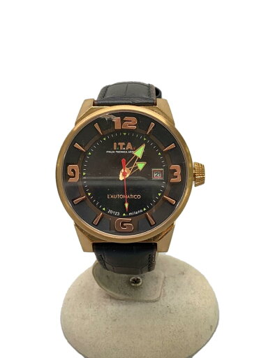 【中古】I.T.A.◆自動巻腕時計/アナログ/レザー/AUTOMATICO/Ref.26.00.05/オートマティコ/ベル【服飾雑貨他】 【中古】I.T.A.◆自動巻腕時計/アナログ/レザー/AUTOMATICO/Ref.26.00.05/オートマティコ/ベル【服飾雑貨他】