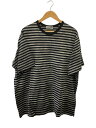 【中古】yohji yamamoto POUR HOMME◆ヨウジヤマモトプールオム/Tシャツ/3/コットン/ボーダー/HP-T13-077【メンズウェア】