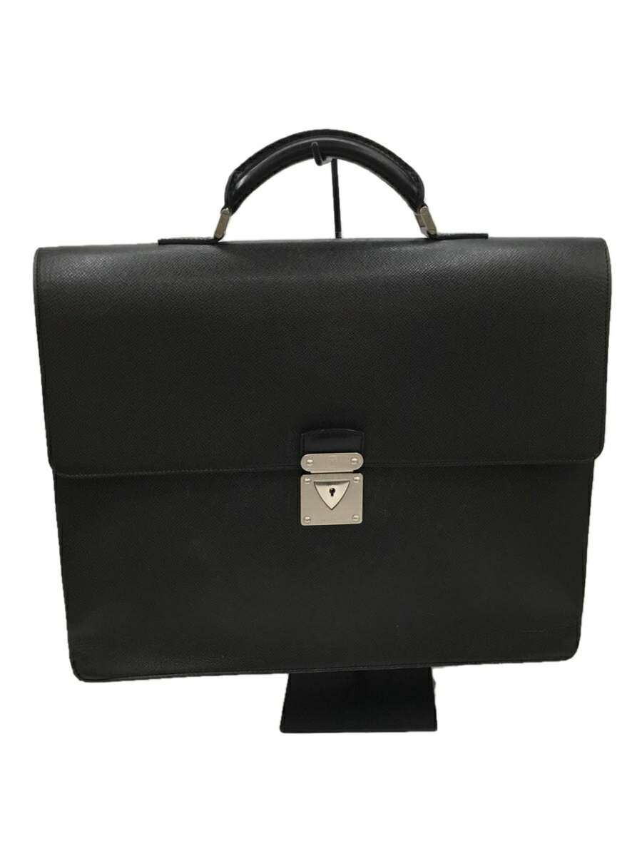 【中古】LOUIS VUITTON◆ロブスト2_タイガ_BLK/レザー/BLK【バッグ】