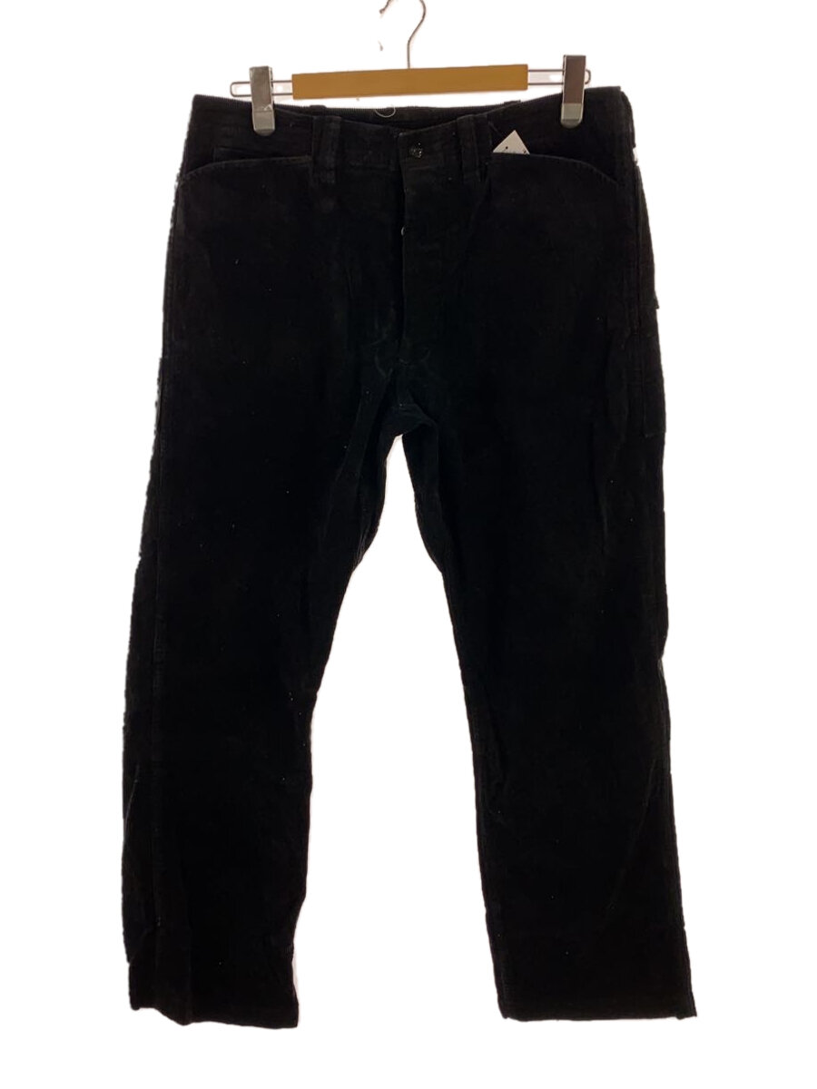 【中古】SASSAFRAS◆ボトム/L/コットン/BLK//【メンズウェア】