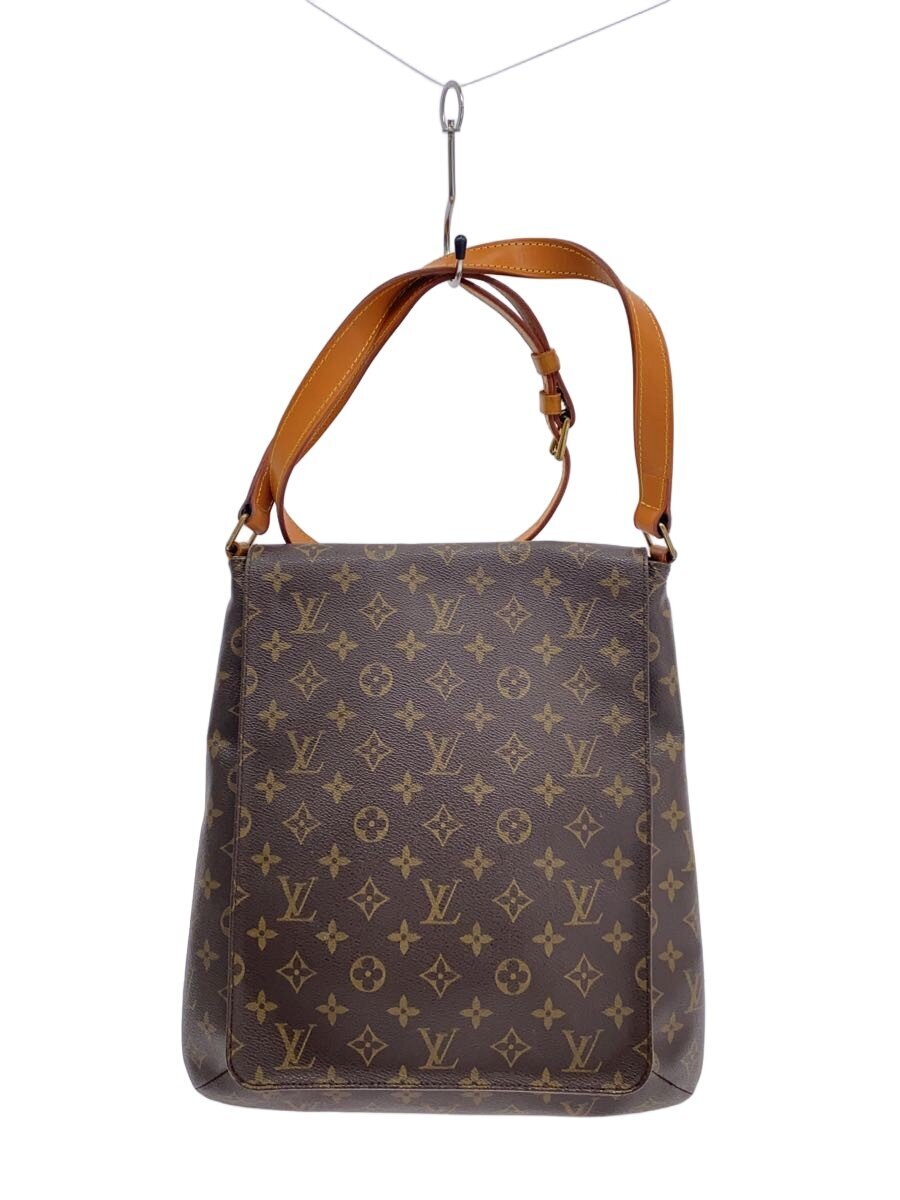 LOUIS VUITTON - 【中古】LOUIS VUITTON◆ミュゼット・サルサ_モノグラム・キャンバス_ロングショルダー/PVC/BRW【バッグ】