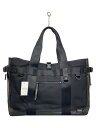 【中古】PORTER◆トートバッグ/ナイロン/ブラック/無地【バッグ】(4)