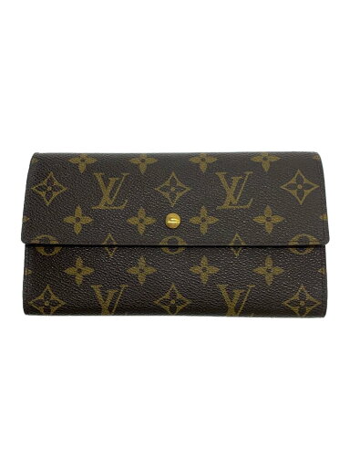 【中古】LOUIS VUITTON◆1)ポルト・フォイユ・サラ_モノグラム・キャンバス_BRW/PVC/BRW/メンズ//【服飾雑貨他】 【中古】LOUIS VUITTON◆1)ポルト・フォイユ・サラ_モノグラム・キャンバス_BRW/PVC/BRW/メンズ//【服飾雑貨他】