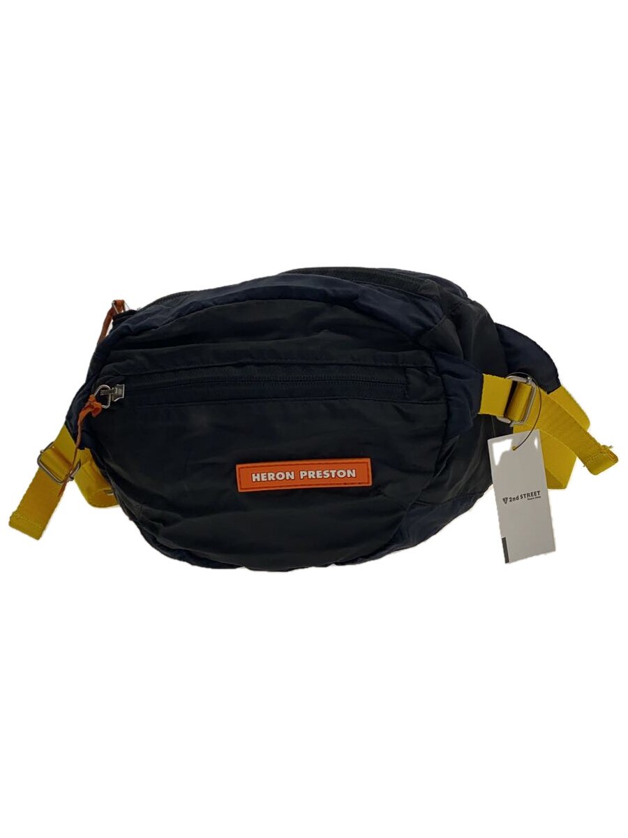 【中古】HERON PRESTON◆ショルダーバッグ/ポリエステル/BLK/HMNA001S18616039【バッグ】