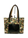 【中古】MARNI◆ハンドバッグ/--/BLK/花柄【バッグ】(4)