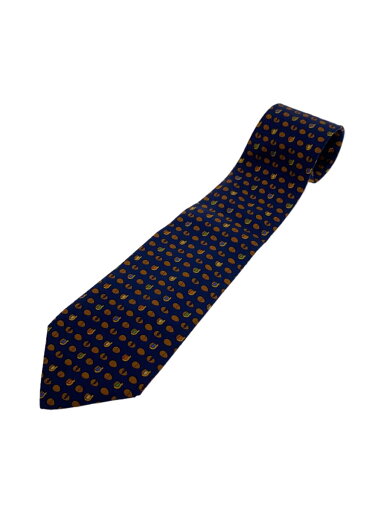 【中古】Salvatore Ferragamo◆ネクタイ/シルク/ネイビー/メンズ【服飾雑貨他】 【中古】Salvatore Ferragamo◆ネクタイ/シルク/ネイビー/メンズ【服飾雑貨他】