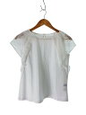 【中古】BLUE LABEL CRESTBRIDGE◆半袖カットソー/38/コットン/WHT/55P25-319-02【レディースウェア】