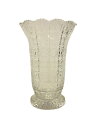 【中古】BOHEMIA GLASS(Crystal)◆壷・花瓶/CLR【インテリア小物・日用雑貨】