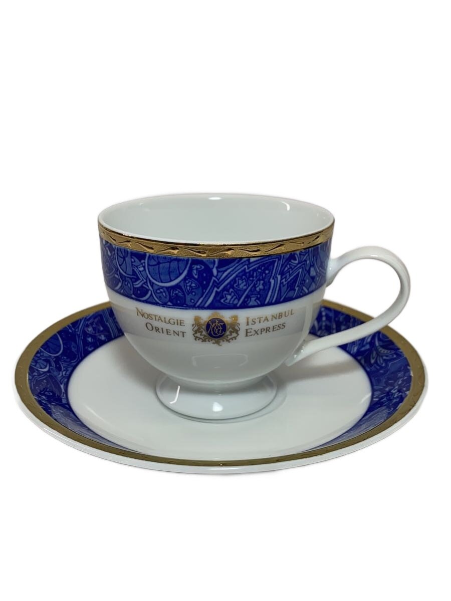 NOSTALGIE ISTANBUL ORIENT EXPRESS◆カップ&ソーサー/2点セット/WHT/? NULL ?