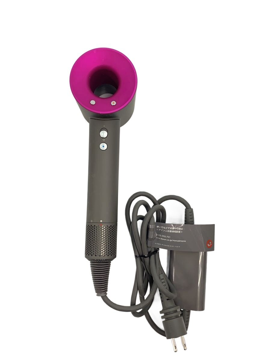 【中古】dyson◆ヘアドライヤー/Dyson Supersonic Shine/アイアン/フューシャ/2023年製/箱付き【家電・ビジュアル・オーディオ】