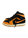 【中古】NIKE◆AIR JORDAN 1 MID/エアジョーダンミッド/ブラック/554724-081/29cm/BLK【シューズ】(4)