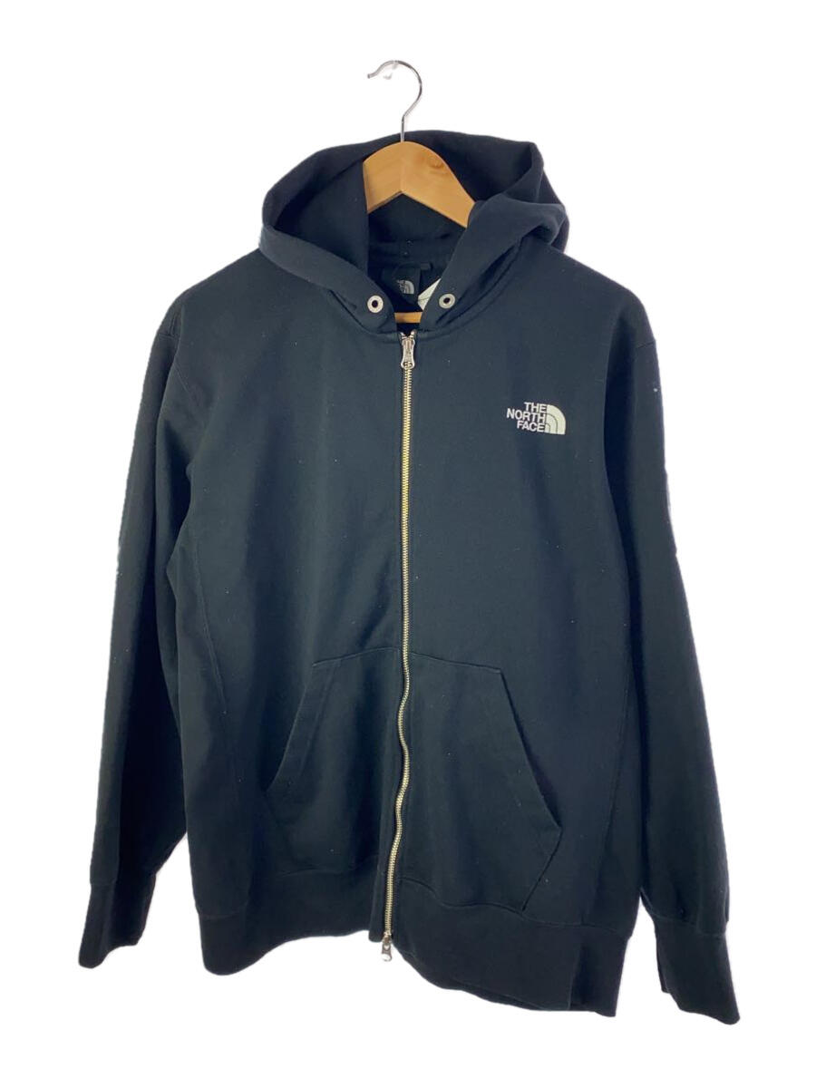 【中古】THE NORTH FACE◆ジップパーカー/XL/コットン/BLK/NT12140【レディースウェア】