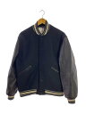 【中古】STANDARD CALIFORNIA◆スタジャン/XL/ウール/BLK//【メンズウェア】