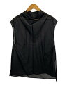 【中古】ADORE◆ノースリーブブラウス/38/ポリエステル/BLK/4160520//【レディースウェア】