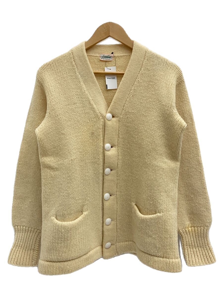 【中古】カーディガン(厚手)/--/ウール/CRM/無地【メンズウェア】