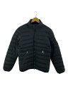 【中古】EMPORIO ARMANI◆ダウンジャケット/S/ナイロン/BLK/無地/7VPB14 PNT0Z【メンズウェア】