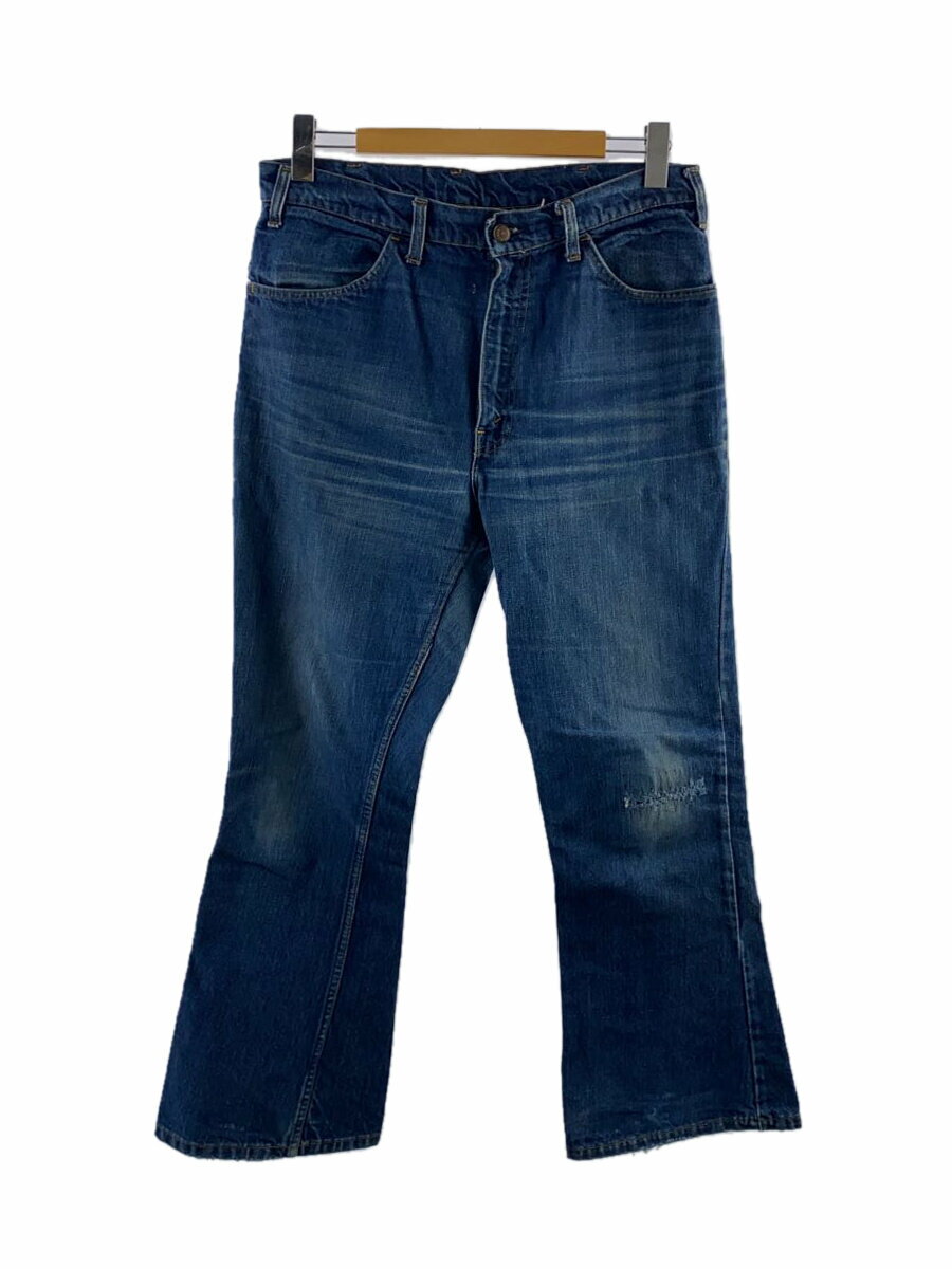【中古】Levi’s◆ブーツカットパンツ/--/--/BLU/無地【メンズウェア】