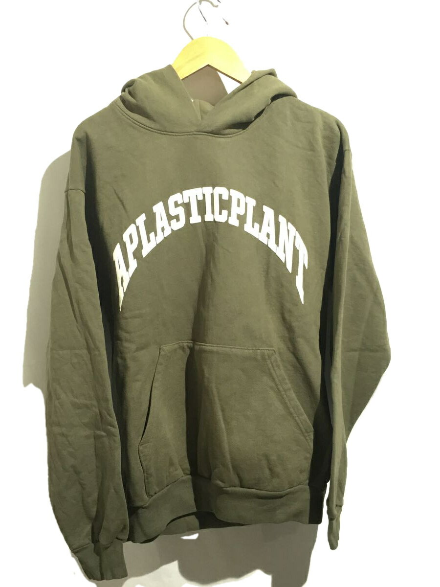 【中古】aplasticplant/パーカー/L/コットン/KHK【メンズウェア】