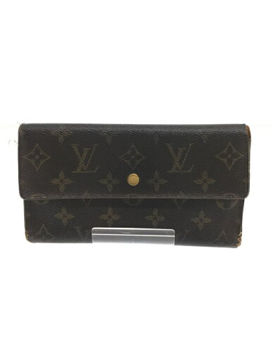 【中古】LOUIS VUITTON◆長財布/ポルトトレゾールインターナショナル/レザー/モノグラム/レディース/M61215【服飾雑貨他】 【中古】LOUIS VUITTON◆長財布/ポルトトレゾールインターナショナル/レザー/モノグラム/レディース/M61215【服飾雑貨他】