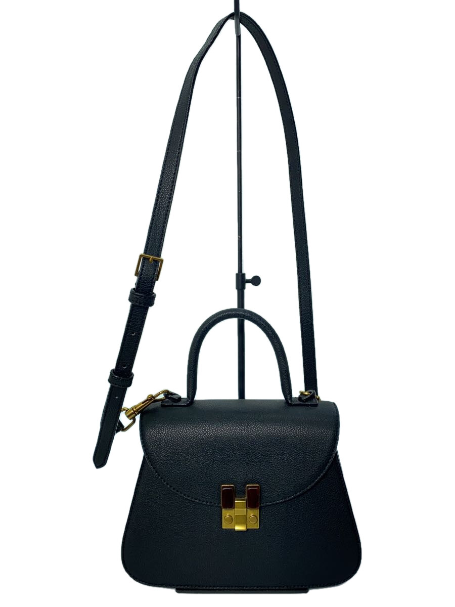 【中古】CHARLES&KEITH◆ショルダーバッグ/フェイクレザー/BLK/無地/50781336【バッグ】