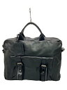 【中古】HUGO BOSS◆ブリーフケース/レザー/BLK/無地//【バッグ】
