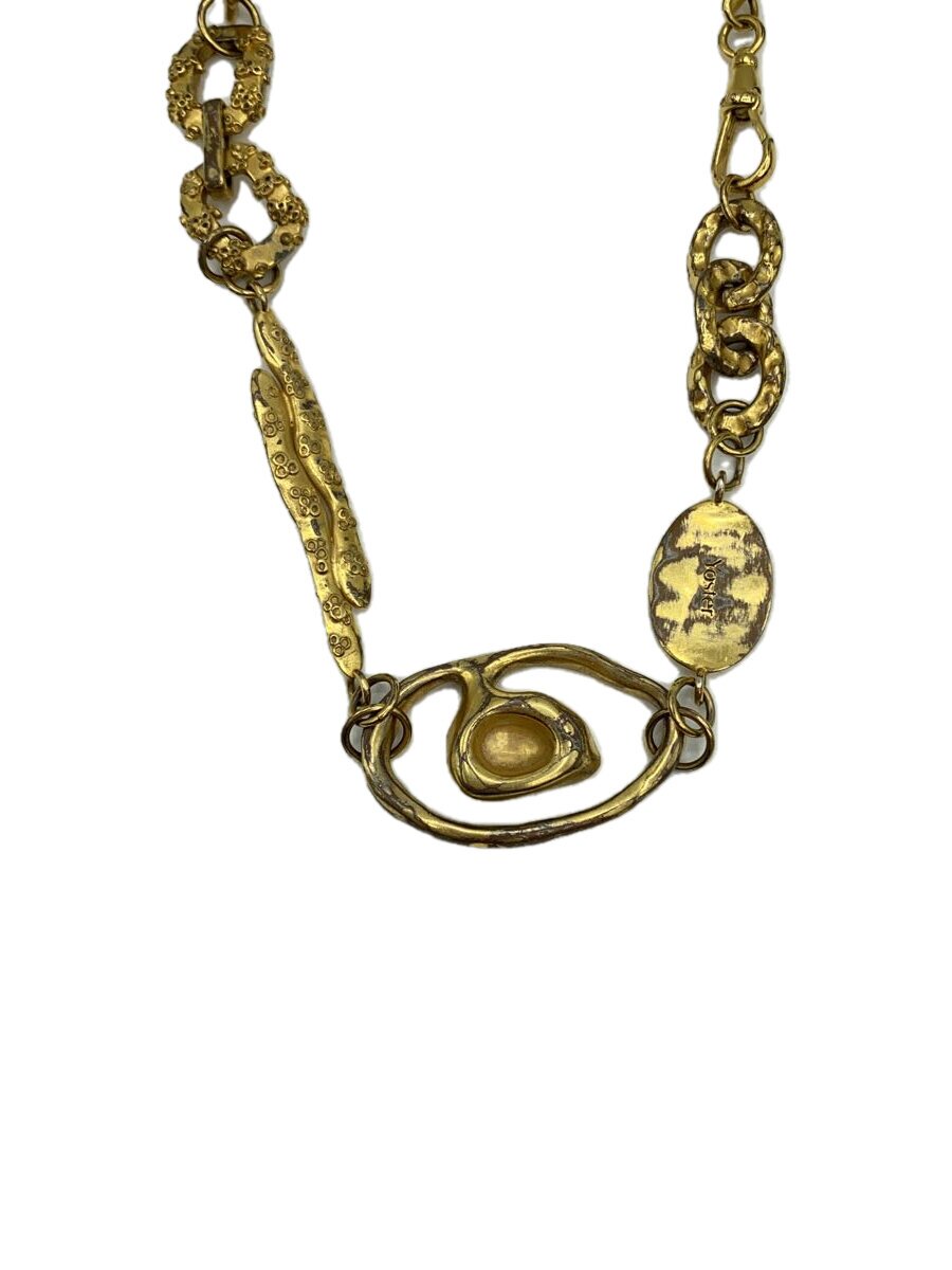 YOSTER◆ネックレス/--/GLD/トップ有/メンズ