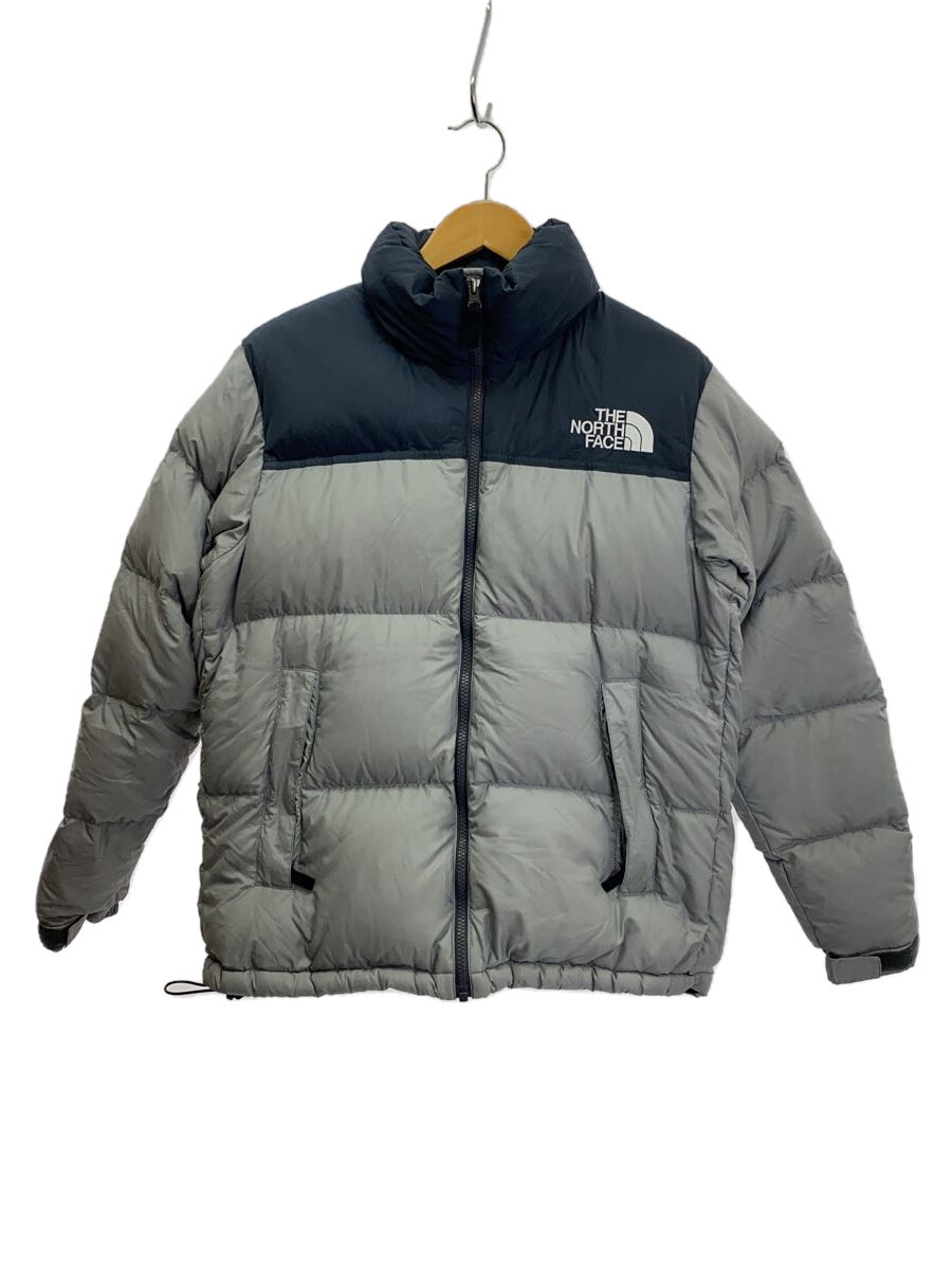 【中古】THE NORTH FACE◆Nuptse Jacket/ダウンジャケット/S/ナイロン/GRY/ND92234【レディースウェア】