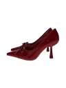 【中古】Darich◆バイカラーエナメルリボンパンプス/XS/RED/112435005【シューズ】(4)
