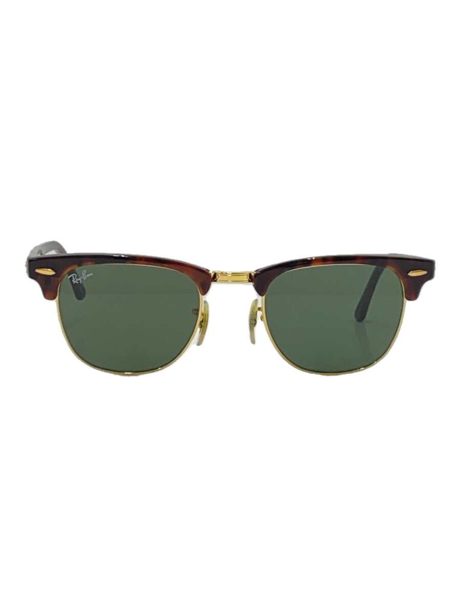 【中古】Ray-Ban◆サングラス/ウェリントン/Clubmaster Classic/プラスチック/BRW/BLK/メンズ/rb3016【服飾雑貨他】