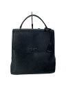 【中古】kate spade new york◆リュック/レザー/BLK/K4408【バッグ】