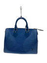 【中古】LOUIS VUITTON◆スピーディ25_エピ_BLU/レザー/BLU【バッグ】