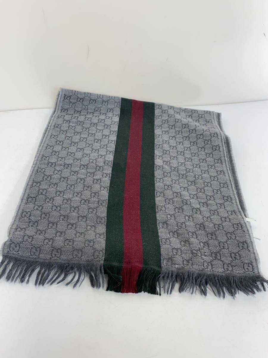 【ブランド】GUCCI 【ブランドカナ】グッチ 【型番】 【程度】B 【サイズ】 【メインカラー】グレー 【素材・生地】ウール 【キーワード】　　 2025/07/13 セカンドストリート伊勢小木店【4257】【中古】GUCCI◆マフラー/ウール/GRY ブランド GUCCI 型番 カラー グレー 柄 総柄 素材・生地 ウール>色・素材について サイズ >サイズ表示について 実寸（cm） 【マフラー】 幅：36.5 / 全長：189 【その他】 その他サイズ：/ 商品は　セカンドストリート伊勢小木店の店頭にて販売しております。商品に関するお問合わせは、お電話(TEL:0596-31-1741)にて、問合わせ番号：2342573457712をお伝えください。 配送方法やお支払い方法に関するお問い合わせは、サポートセンターまでご連絡をお願いします。 ※お電話の対応は営業時間内のみとなります。お問い合わせフォームでお問い合わせの際はご注文番号をご記入下さい
