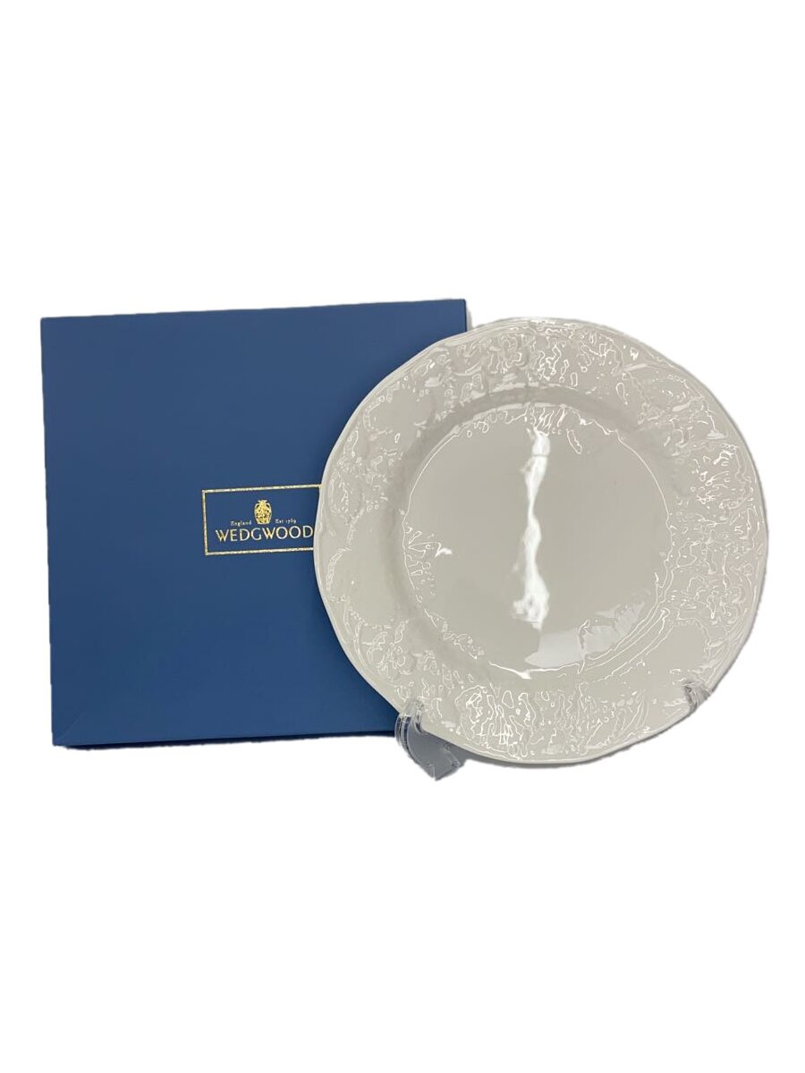 【中古】WEDGWOOD◆プレート/WHT【キッチン用品】