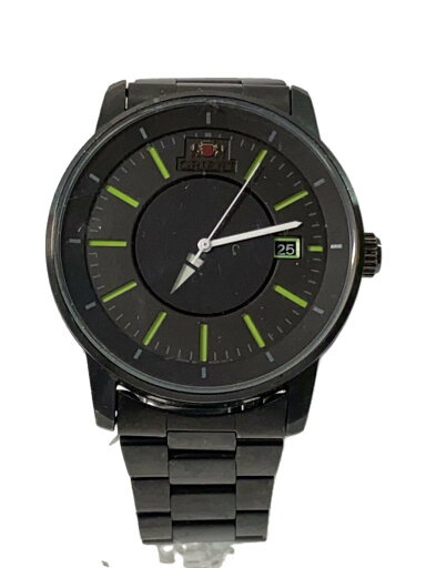 【中古】ORIENT◆自動巻腕時計/アナログ/BLK【服飾雑貨他】 【中古】ORIENT◆自動巻腕時計/アナログ/BLK【服飾雑貨他】