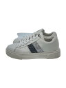 【中古】MIU MIU◆ローカットスニーカー/38.5/WHT/レザー/5E929C【シューズ】