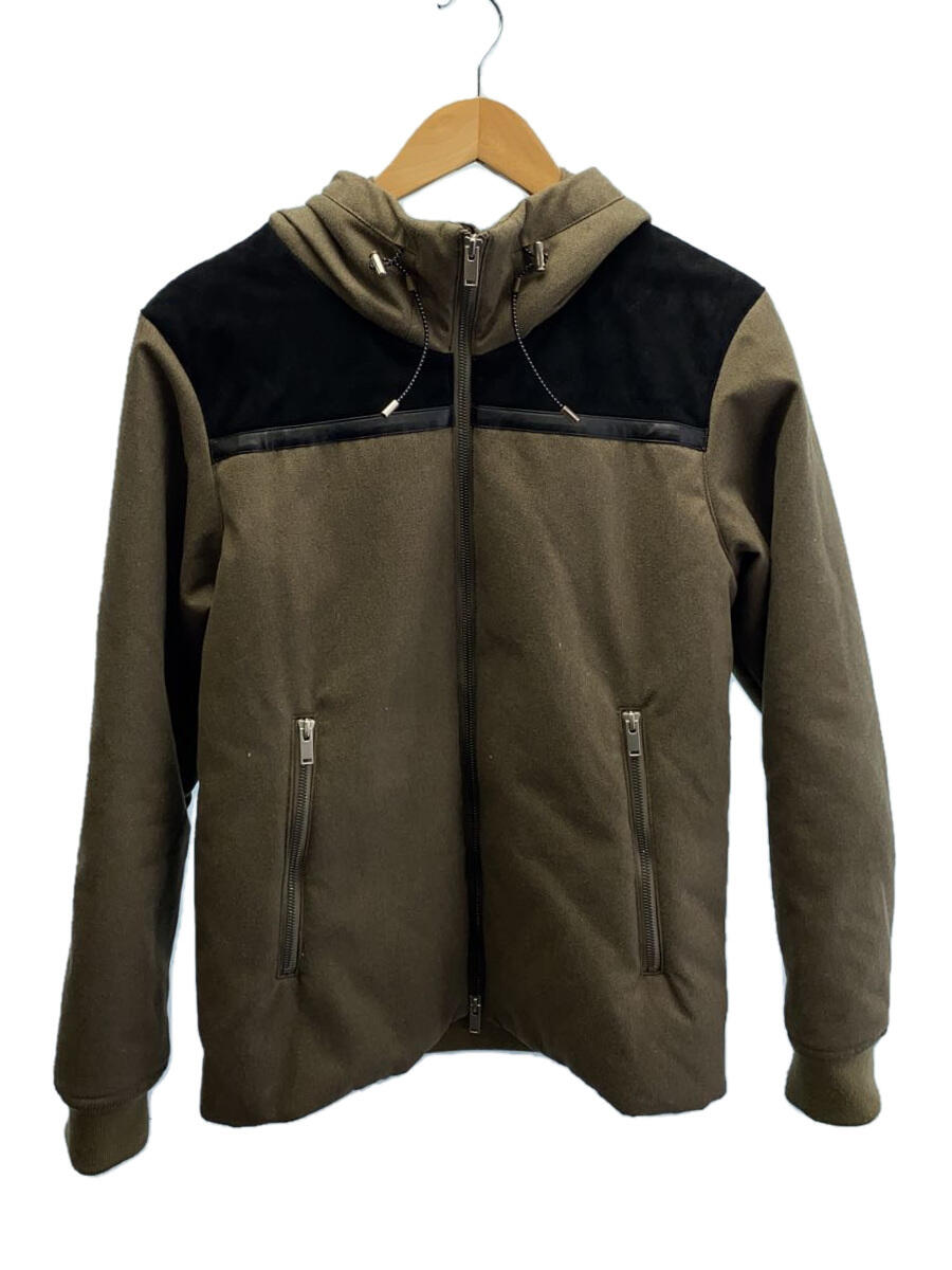 【中古】THE SHOP TK(THE SHOP TK MIXPICE)◆中綿ジャケット/切替ジャケット/フーデッドジャケット/L/ブラウン/ブラック/616-57637【メンズウェア】