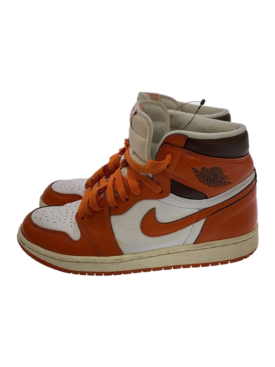 NIKE◆AIR JORDAN 1_エア ジョーダン 1/DO9369-101/26.5cm/ORN