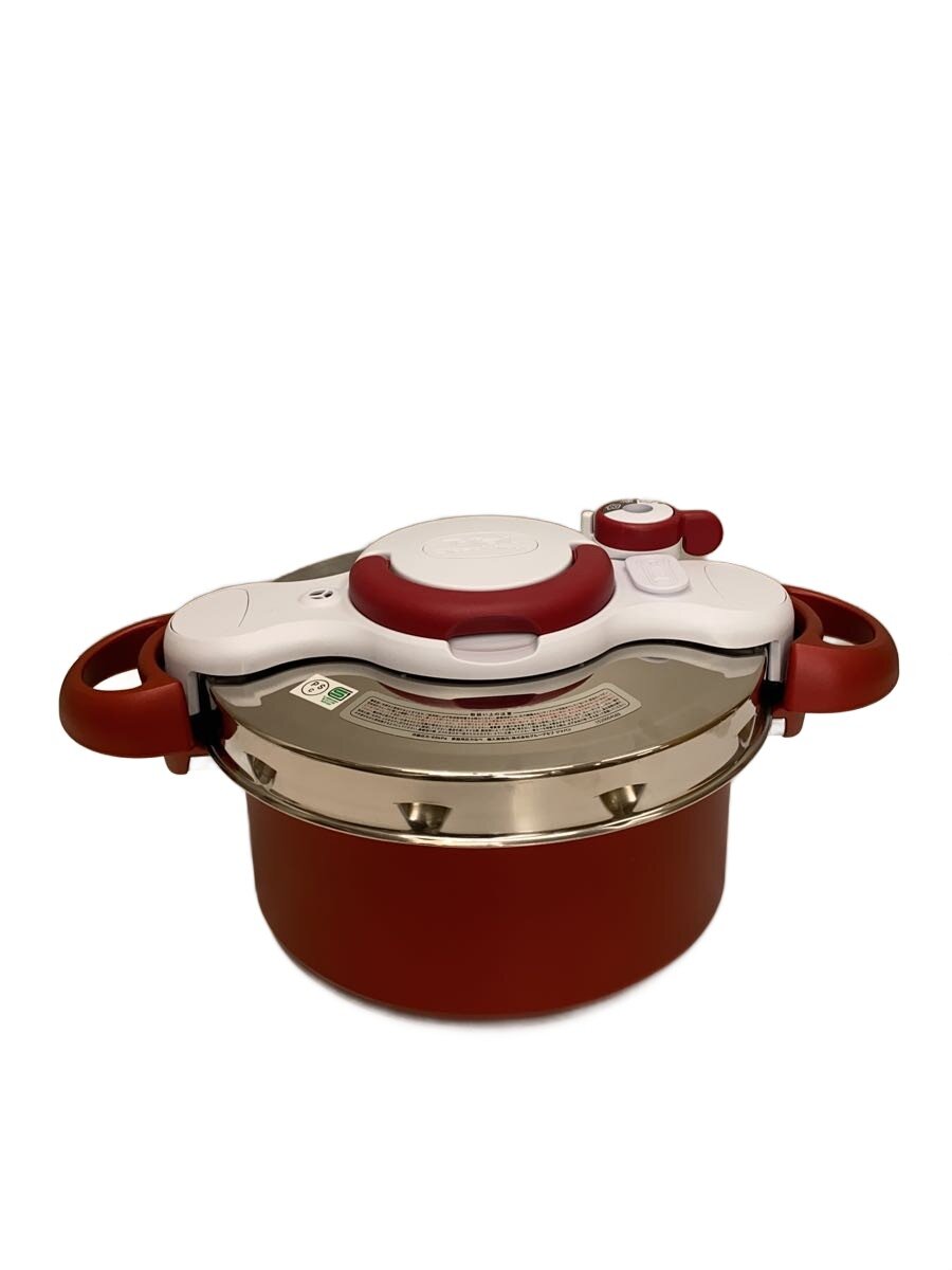 【中古】T-fal◆圧力鍋/容量:4L/SLV【キッチン用品】