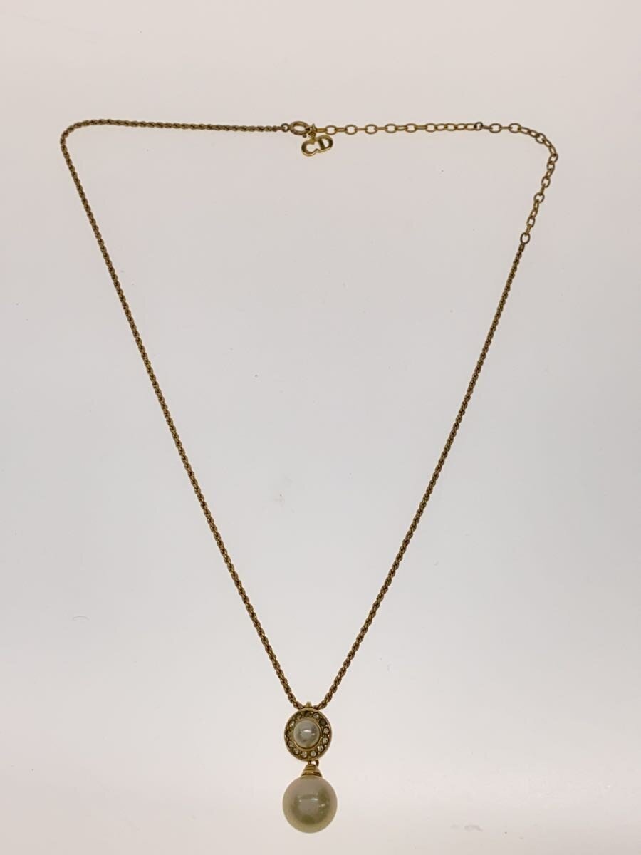 2nd STREET 楽天市場店の【中古】Christian Dior◆ネックレス/--/パール/GLD/トップ有/レディース【服飾雑貨他】｜アングル2