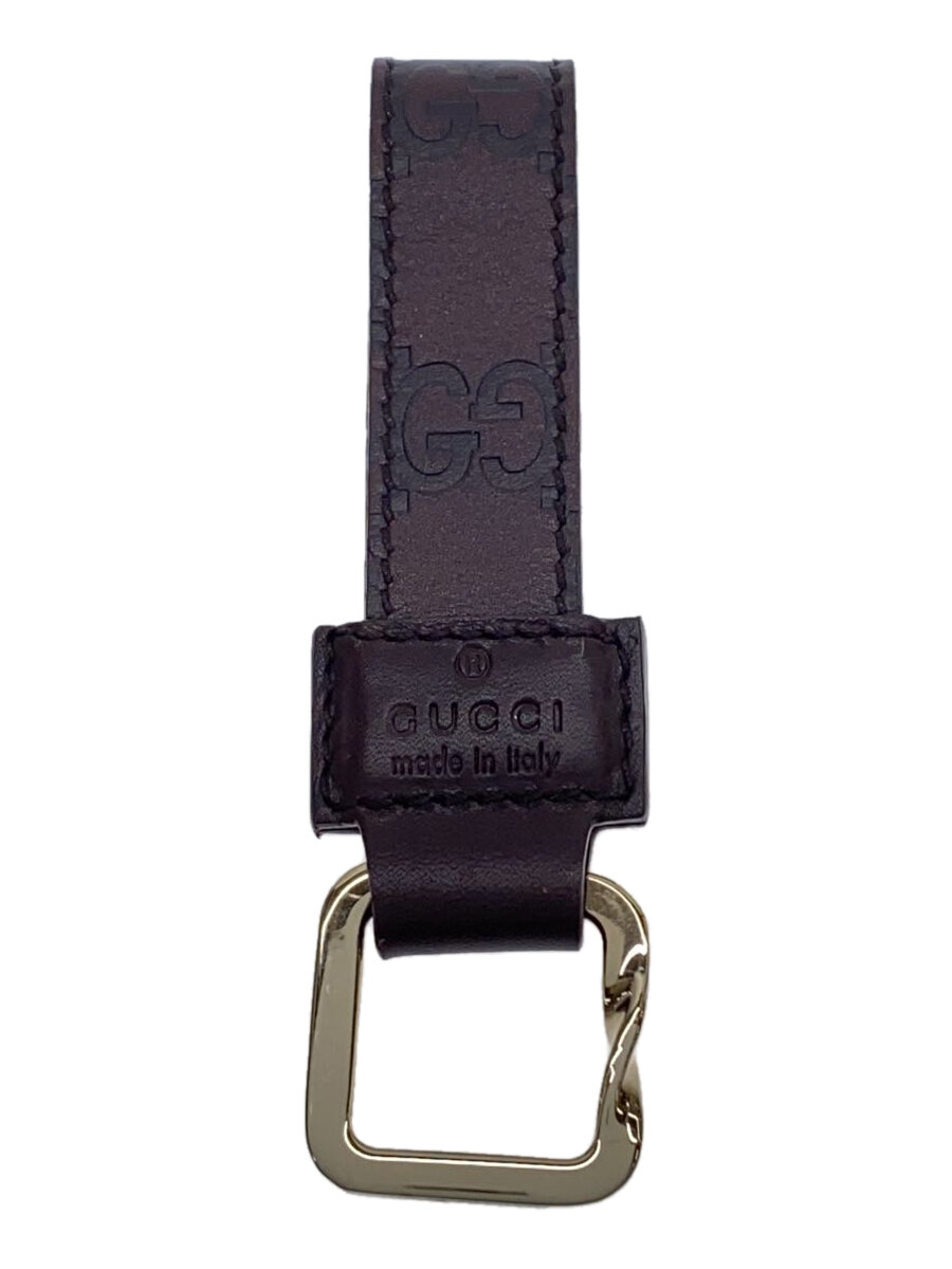 【中古】GUCCI◆キーホルダー/--/BRW/レディース【服飾雑貨他】