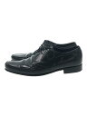 【中古】PRADA◆ドレスシューズ/US7.5/BLK/レザー/42E0171【シューズ】