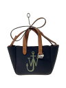 【中古】JW ANDERSON(J.W.ANDERSON)◆RECYCLED CANVAS BELT TOTE/2WAY/ハンドバッグ/ロゴ刺繍/キャンバス/B...