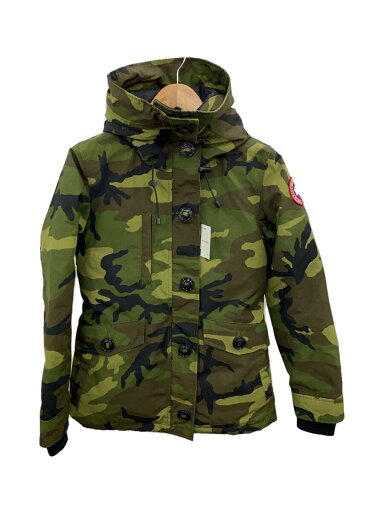 【中古】CANADA GOOSE◆RIDEAU PARKA/ダウンジャケット/XS/ナイロン/KHK/カモフラ/12T-02103015【レディースウェア】 【中古】CANADA GOOSE◆RIDEAU PARKA/ダウンジャケット/XS/ナイロン/KHK/カモフラ/12T-02103015【レディースウェア】
