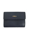 【中古】FURLA◆3つ折り財布/--/NVY/レ