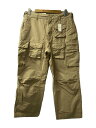 Engineered Garments◆FA Pant Cotton Ripstop/リップストップカーゴパンツ/SIZE:M/コットン/ベージュ