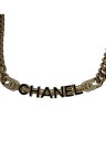 【中古】CHANEL◆B22S/ロゴネックレス/チョーカー/チェーン/ネックレス/--/GLD/レディース//【服飾雑貨他】