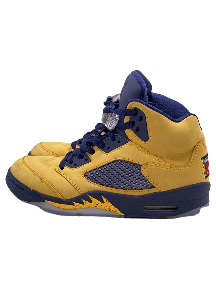 NIKE◆AIR JORDAN 5 RETRO SE/エアジョーダンレトロ/イエロー/CQ9541-704/27cm/YLW