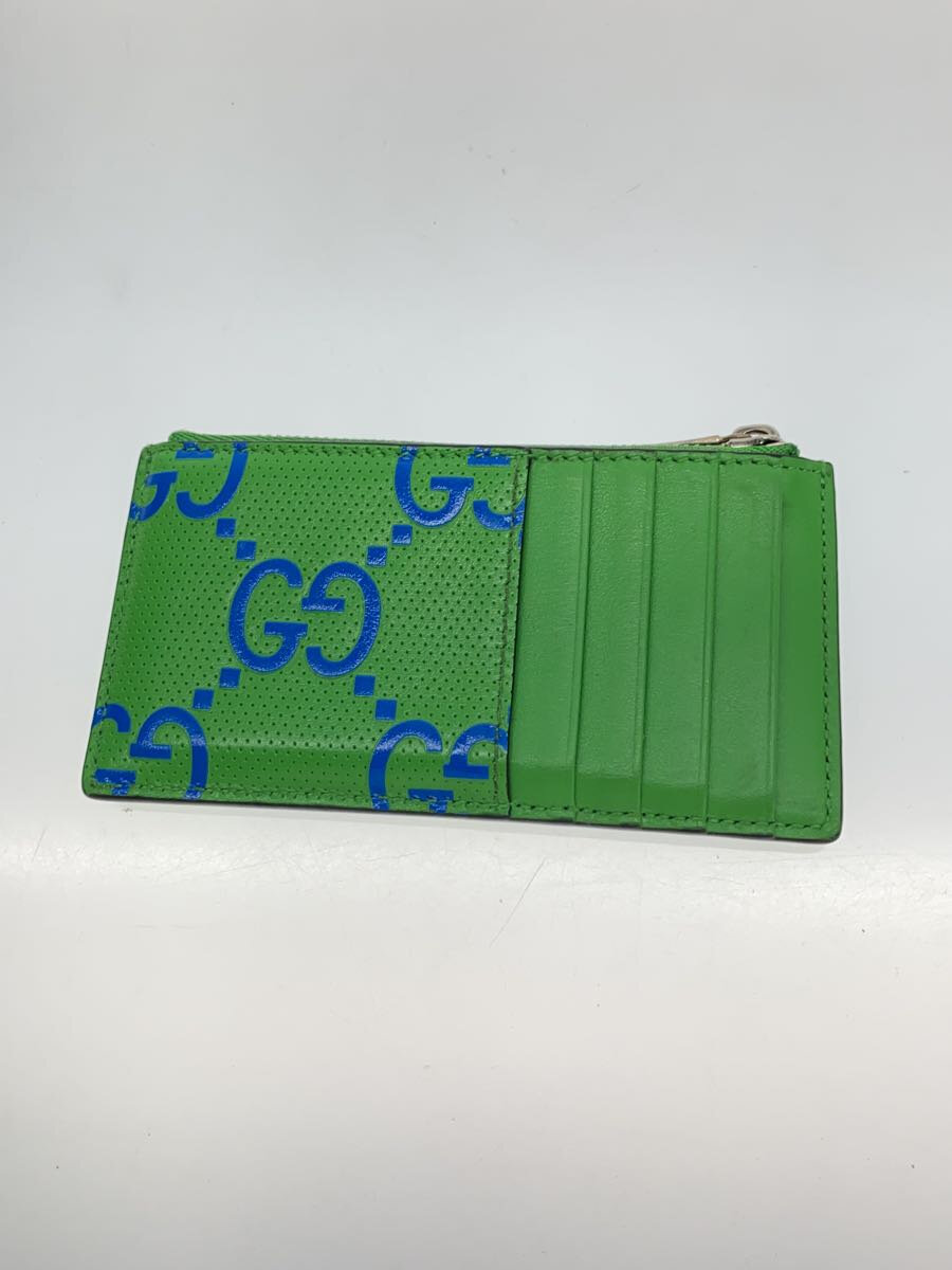 【中古】GUCCI◆コインケース/PVC/GRN/無地/メンズ/725550【服飾雑貨他】