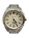 【中古】SEIKO◆ソーラー腕時計/アナログ/ステンレス/WHT/SLV/7B52-0AK0/SOLAR TITANIUM SPRI//【服飾雑貨他】
