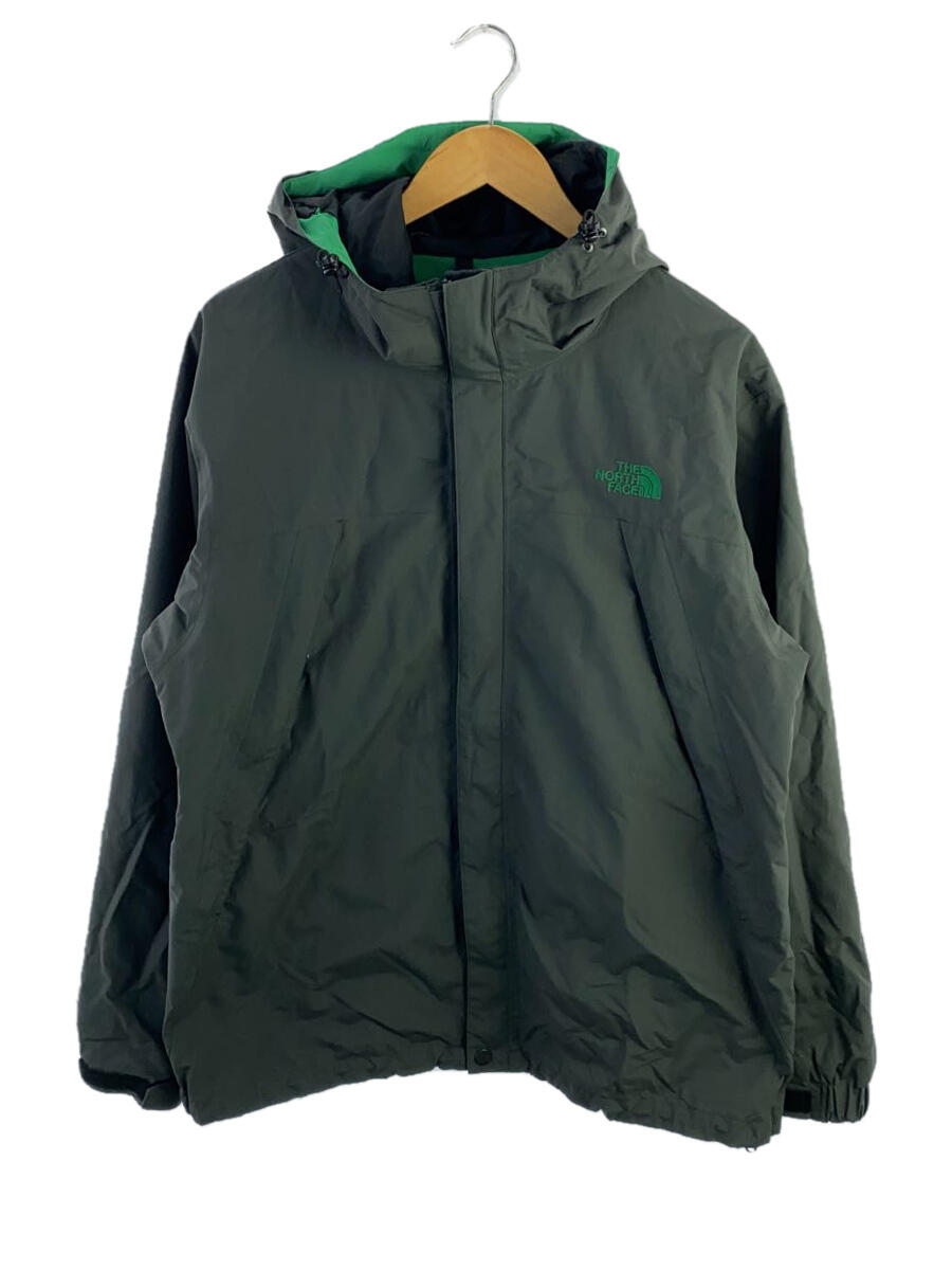THE NORTH FACE◆SCOOP JACKET_スクープジャケット/XL/ナイロン/GRY/無地